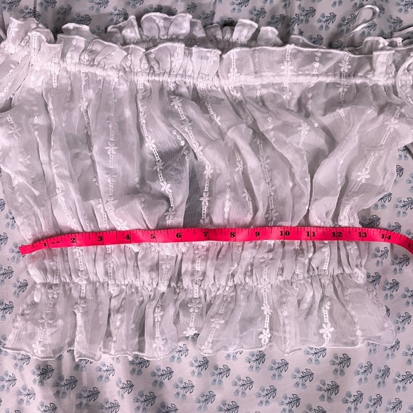 White sheer long sleeve - Picture 7 of 7